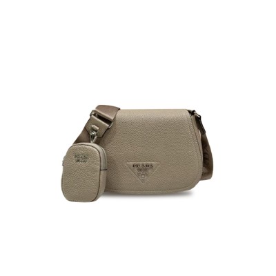 PRADA RE-EDITION FLAP SHOULDER BAG VITELLO DAINO 1BD293 (24*17*9.5cm) 